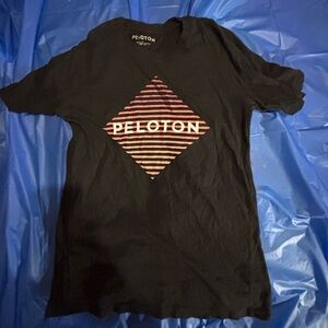 Peloton Black Cotton-Modal Tee Size Small